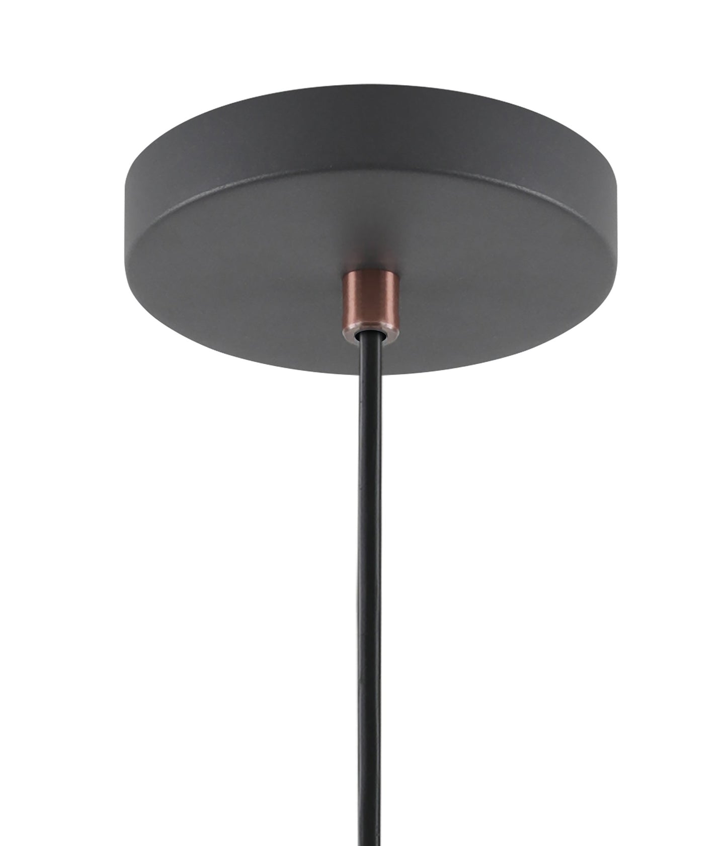 Toft Small Pendant, 1 x E27, Graphite and Copper and White