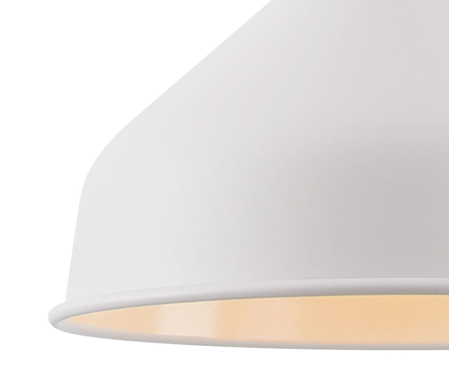 Toft Small Pendant, 1 x E27, Sand White and Satin Nickel and White