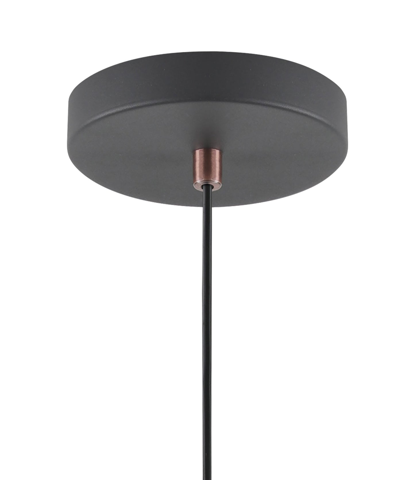 Toft Medium Pendant, 1 x E27, Graphite and Copper and White