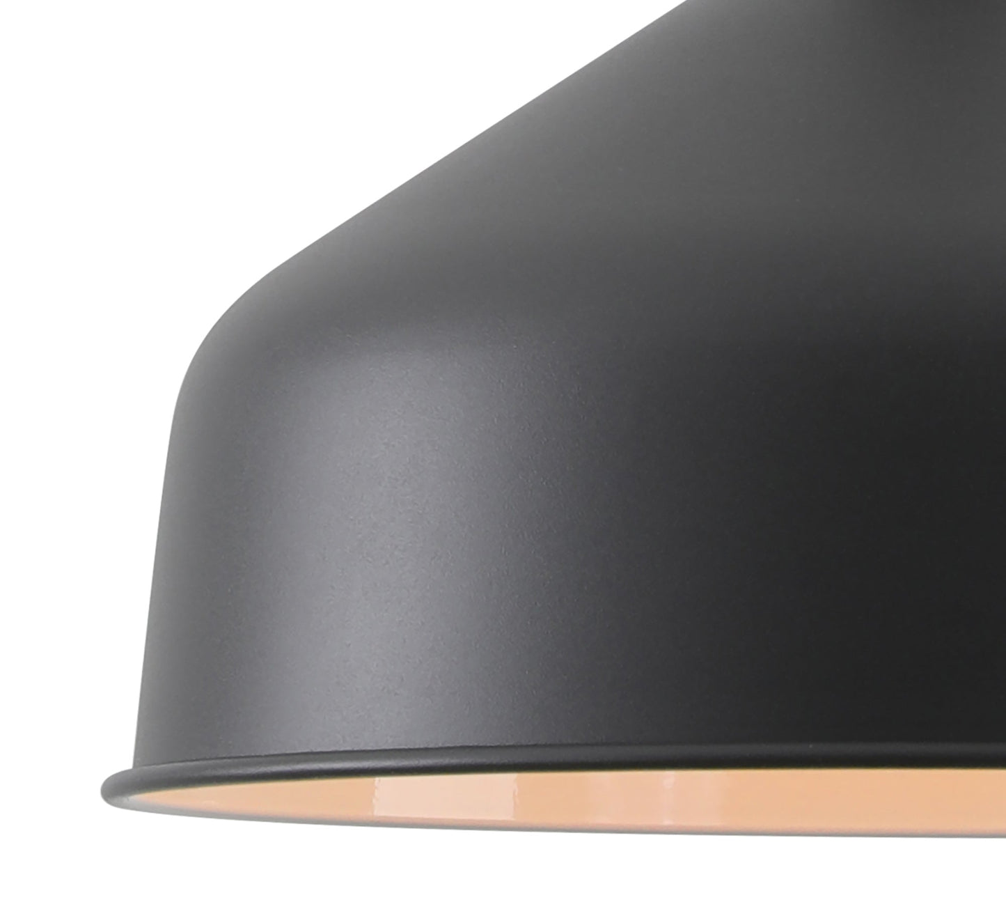 Toft Medium Pendant, 1 x E27, Graphite and Copper and White