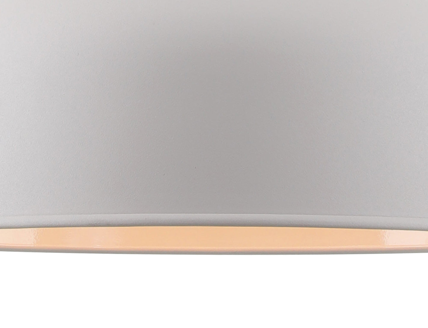Toft Medium Pendant, 1 x E27, Sand White and Satin Nickel and White