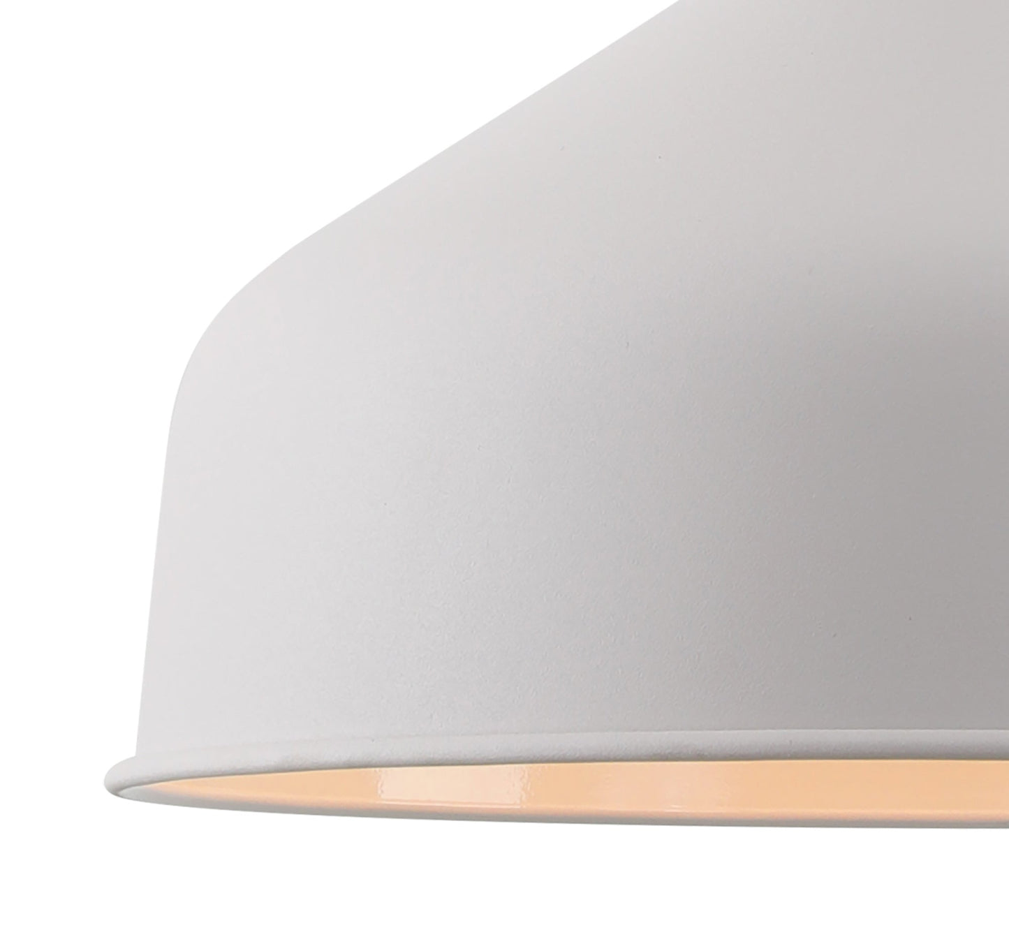 Toft Medium Pendant, 1 x E27, Sand White and Satin Nickel and White