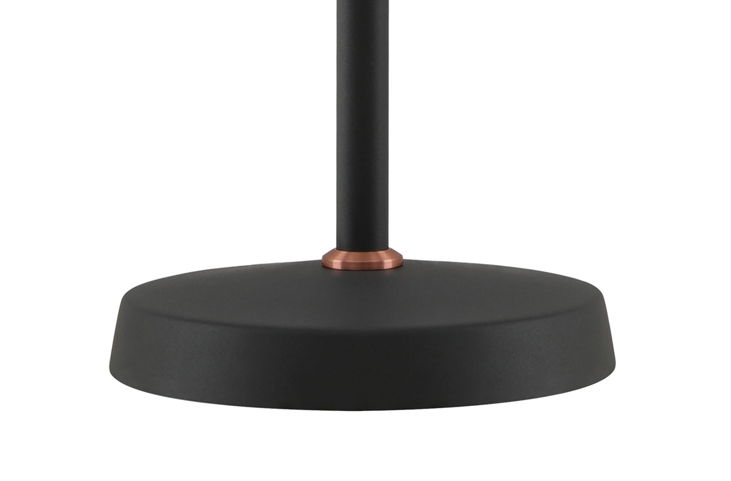 Toft Adjustable Table Lamp, 1 x E27, Graphite and Copper and White