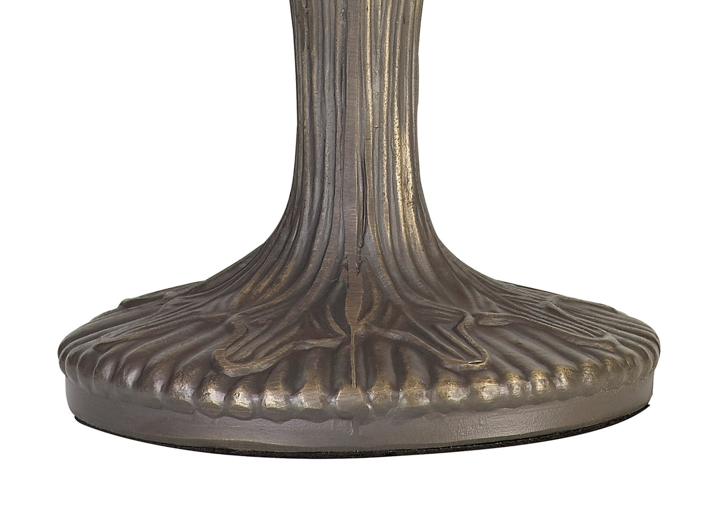 Rydal Tiffany 30cm Non-electric Shade Suitable For Pendant and Ceiling and Table Lamp, Amber and Cream and Crystal