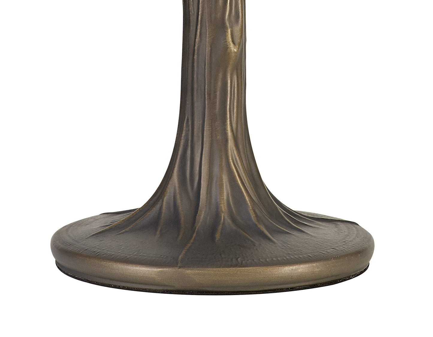 Rydal Tiffany 40cm Shade Only Suitable For Pendant and Ceiling and Table Lamp, Amber and Cream and Crystal