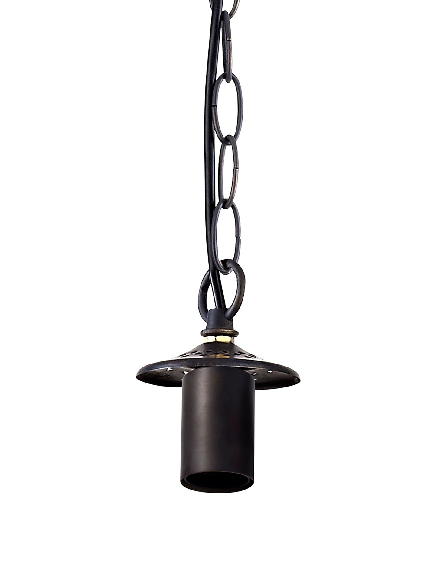 Rydal Tiffany 30cm Non-electric Shade Suitable For Pendant and Ceiling and Table Lamp, Amber and Cream and Crystal