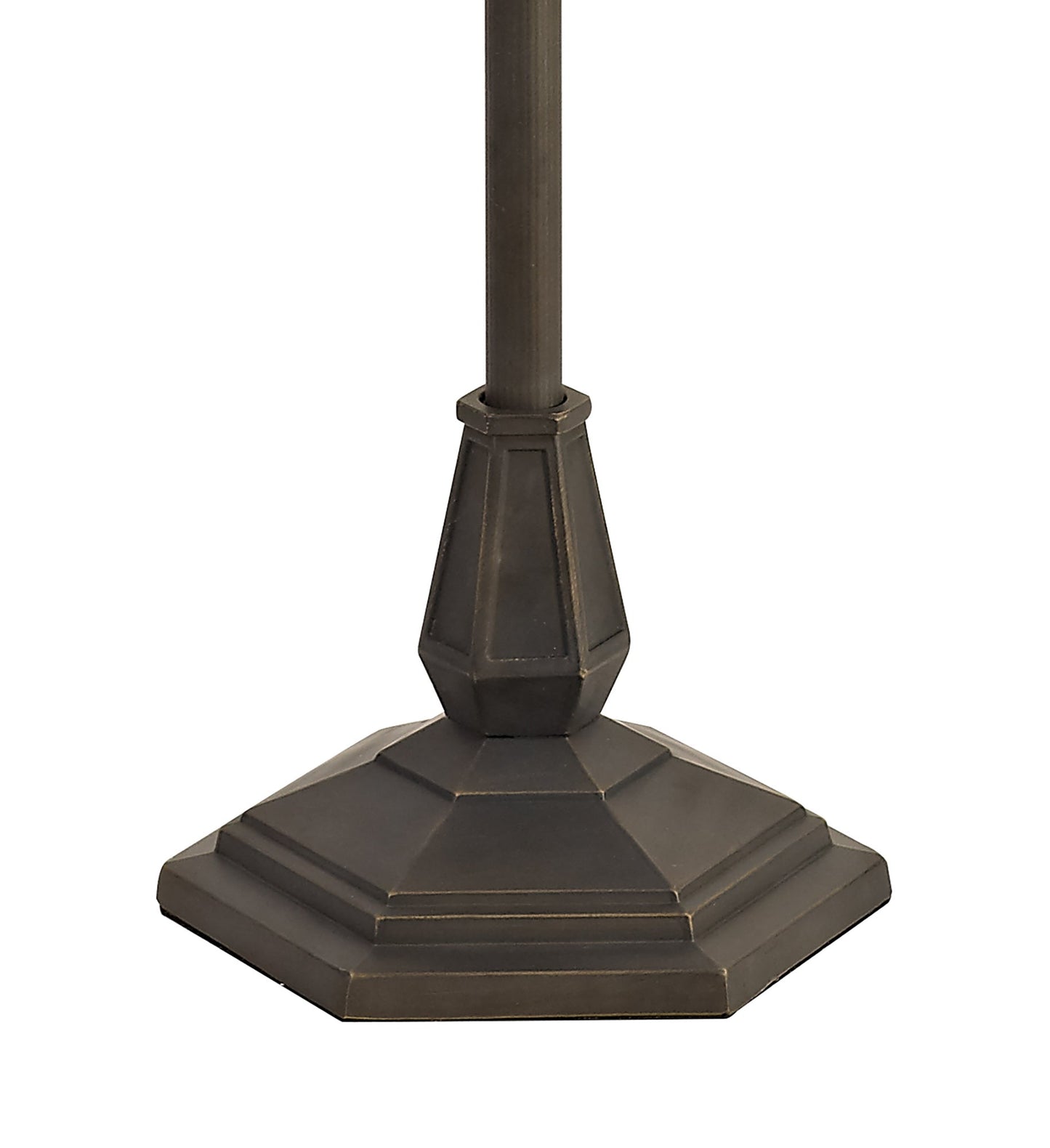 Rydal Tiffany 40cm Shade Only Suitable For Pendant and Ceiling and Table Lamp, Amber and Cream and Crystal