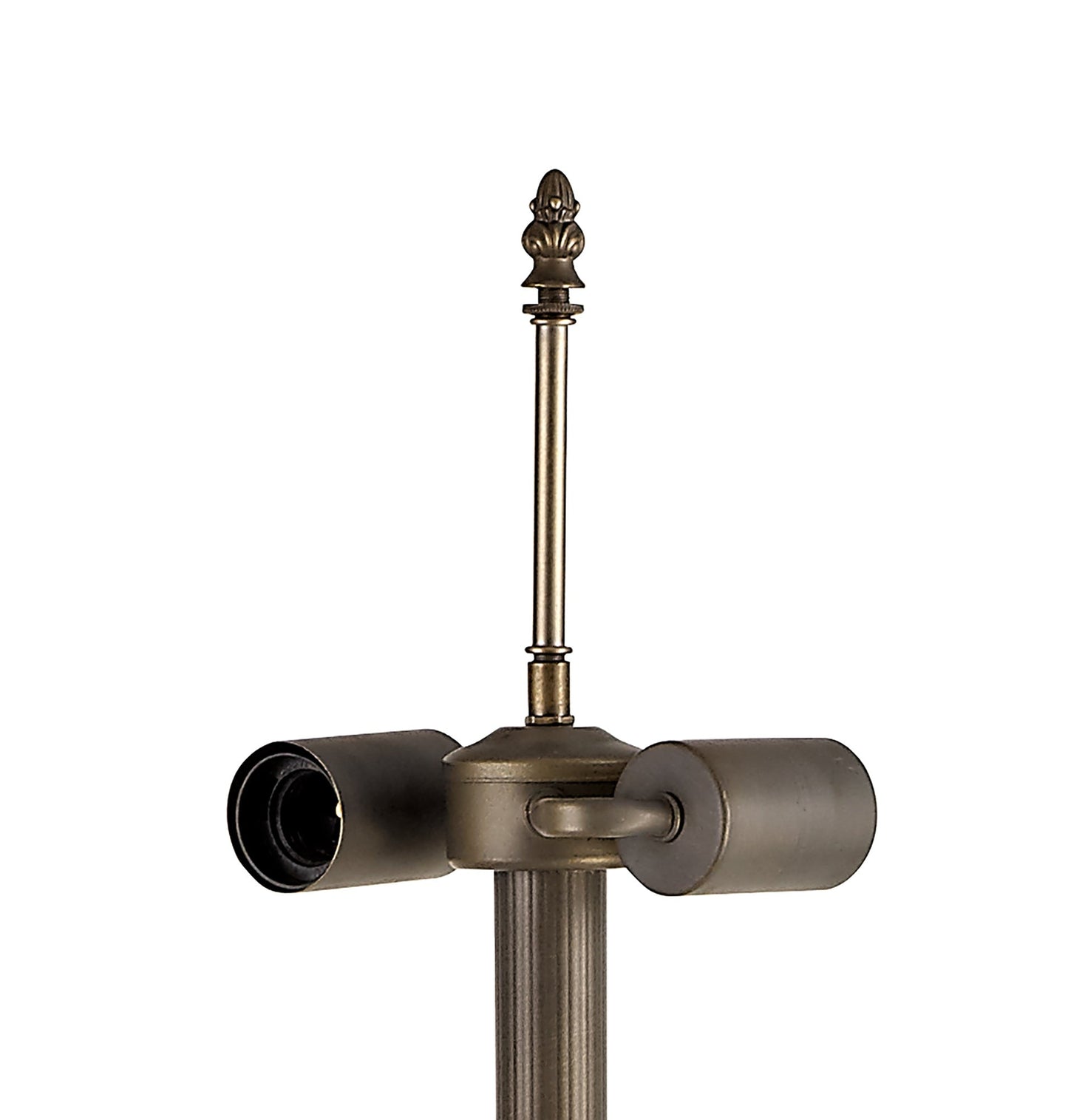 Rydal Tiffany 40cm Shade Only Suitable For Pendant and Ceiling and Table Lamp, Amber and Cream and Crystal