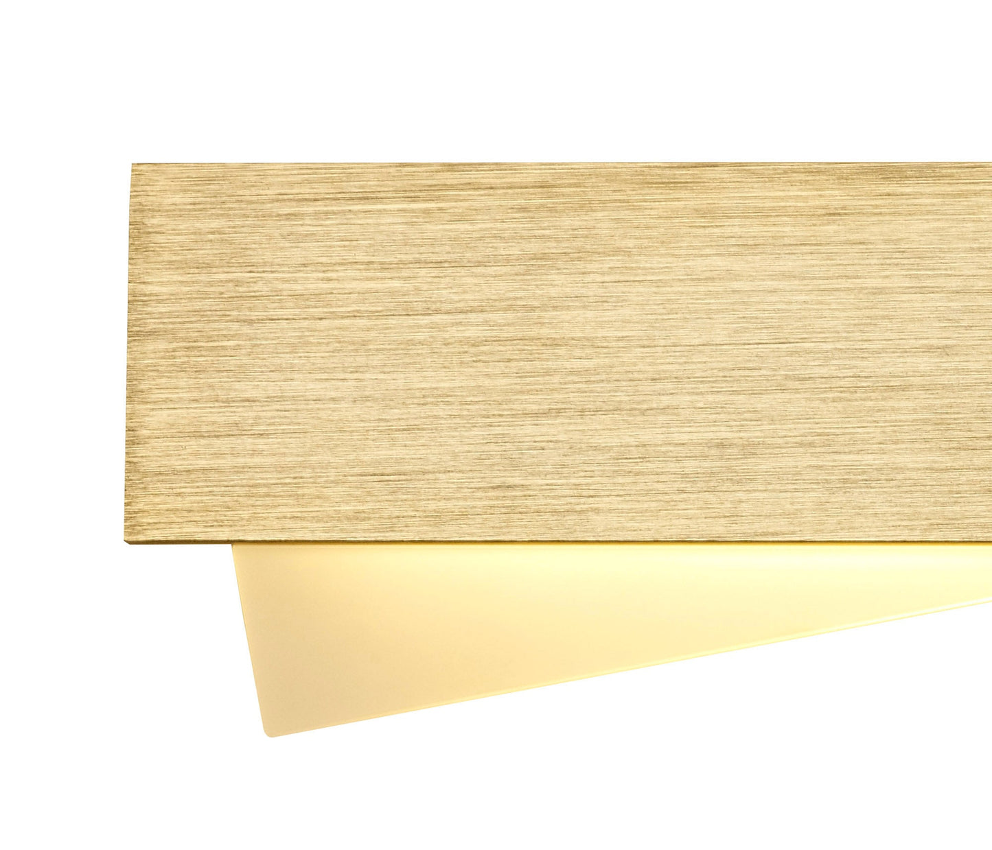 Weaver Wall Lamp, 1 x 8W LED, 3000K, 640lm, Brushed Gold and Frosted White, 3yrs Warranty 2