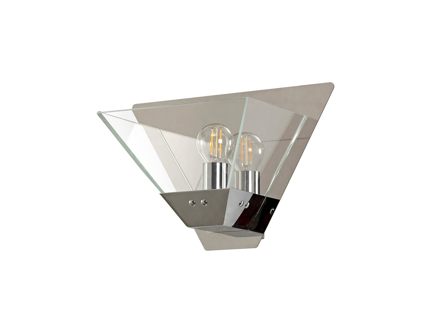 Whitley Wall Lamp, 1 Light E14, Polished Chrome 2