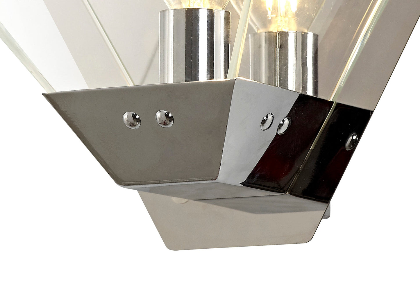 Whitley Wall Lamp, 1 Light E14, Polished Chrome 2