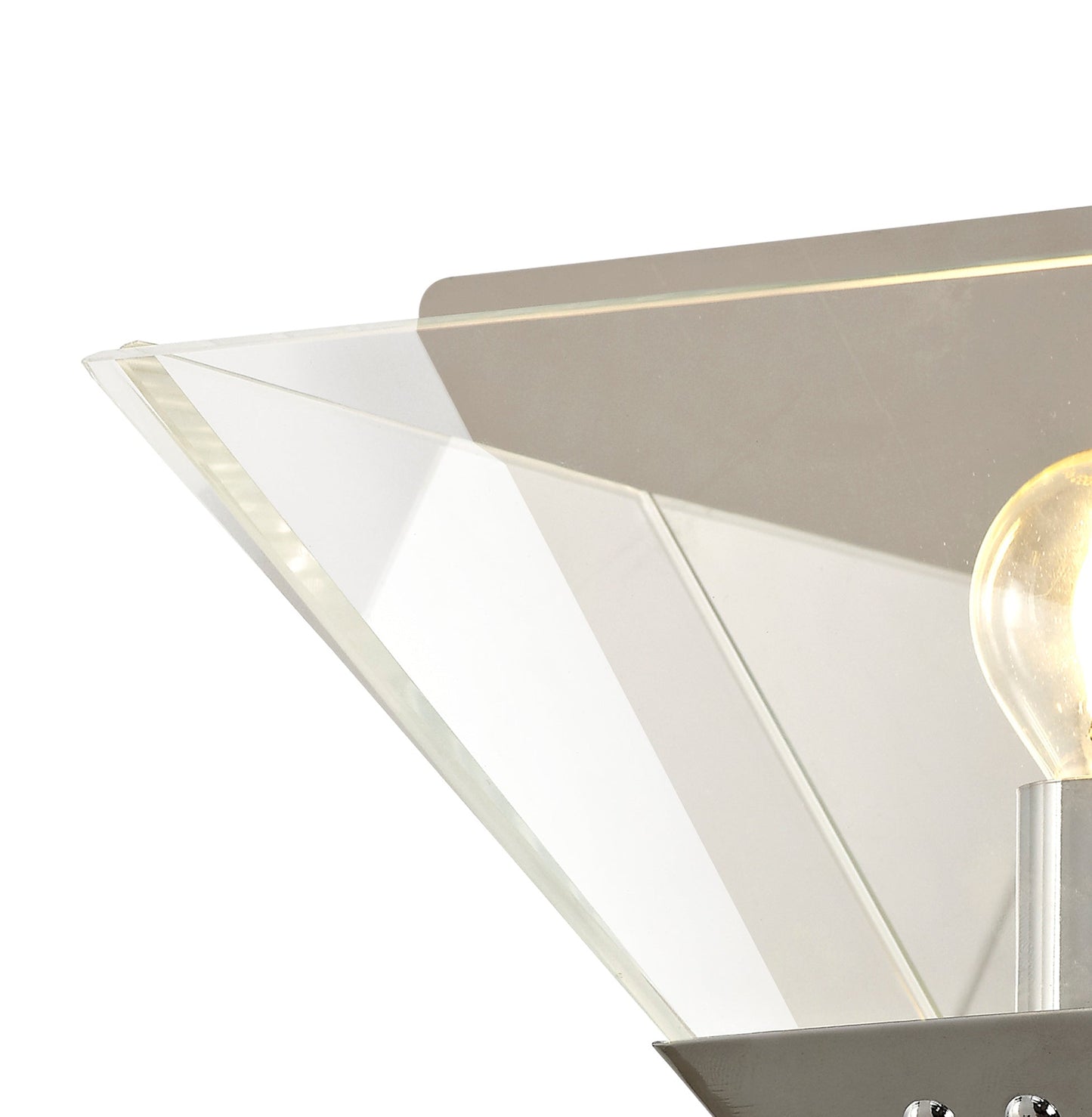 Whitley Wall Lamp, 1 Light E14, Polished Chrome 2