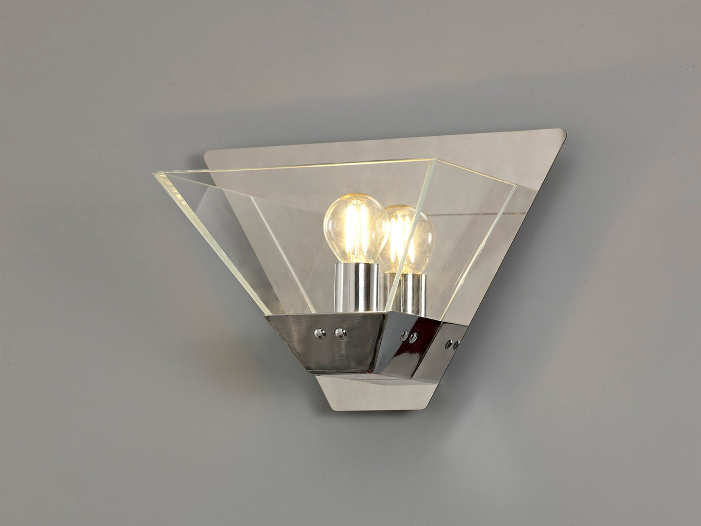 Whitley Wall Lamp, 1 Light E14, Polished Chrome 2