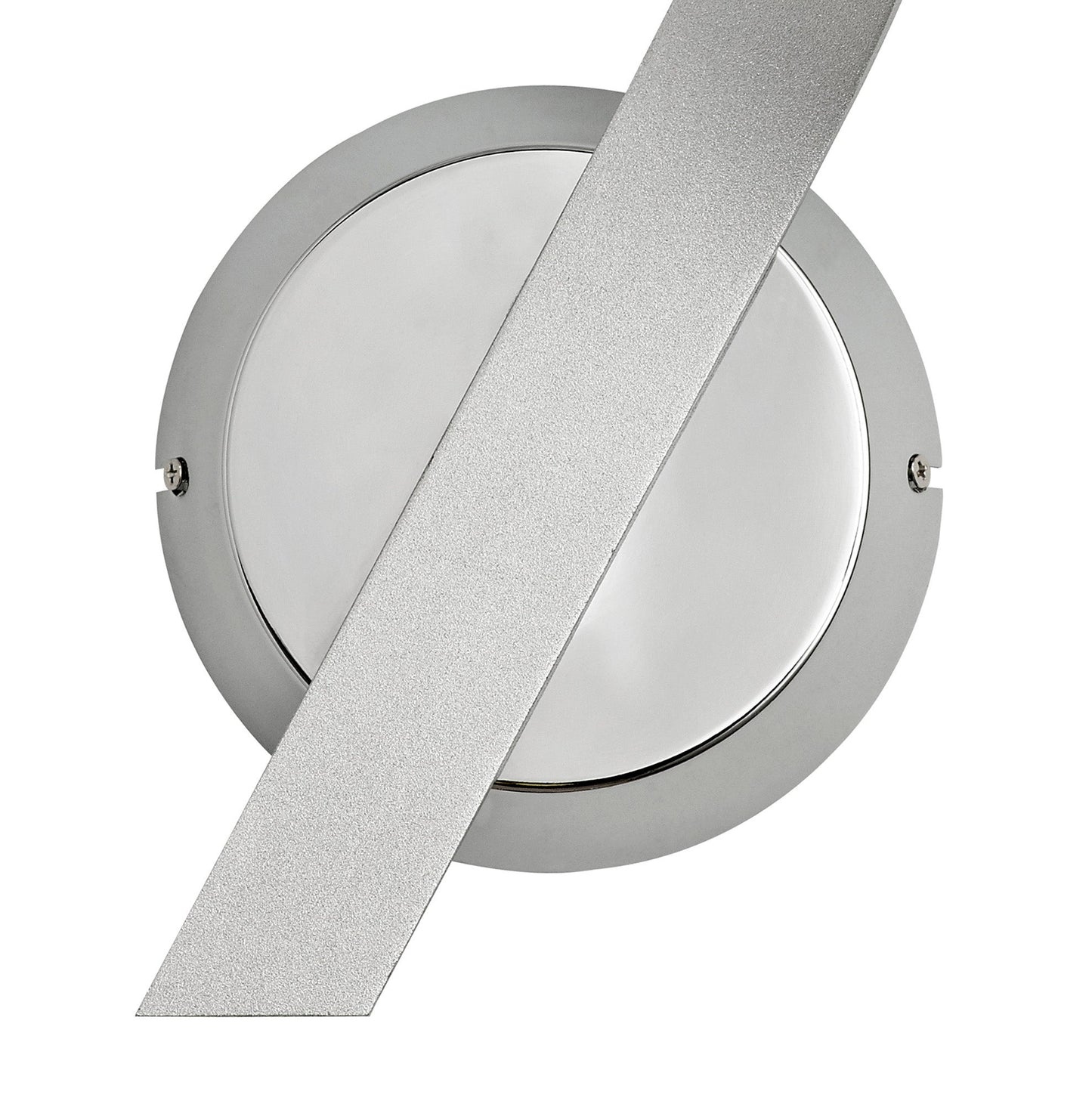 Willow Wall Lamp Right Switched, 1 x 10W LED, 3000K, 800lm, Silver and Polished Chrome, 3yrs Warranty