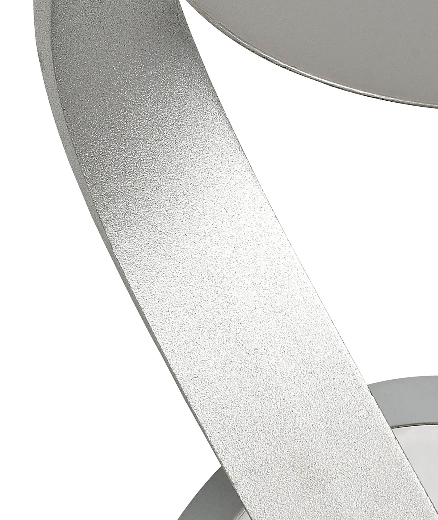 Willow Wall Lamp Left Switched, 1 x 10W LED, 3000K, 800lm, Silver and Polished Chrome, 3yrs Warranty