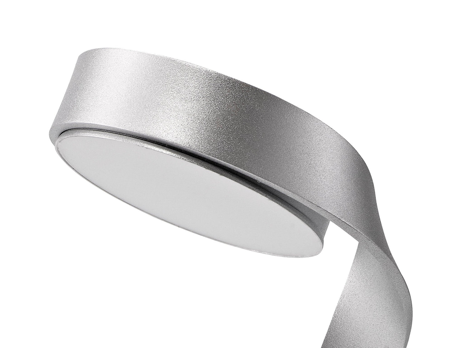 Willow Table Lamp, 1 x 10W LED, 3000K, 800lm, Silver and Polished Chrome, 3yrs Warranty