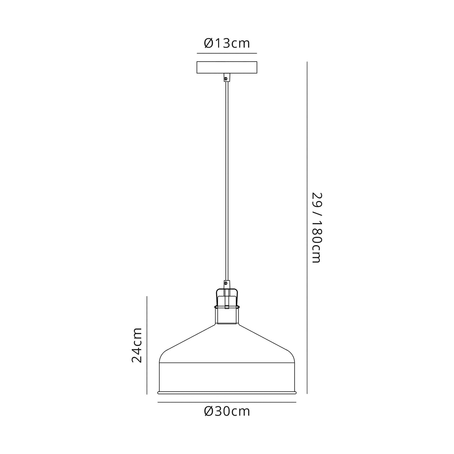 Toft Medium Pendant, 1 x E27, Sand Grey and Copper and White