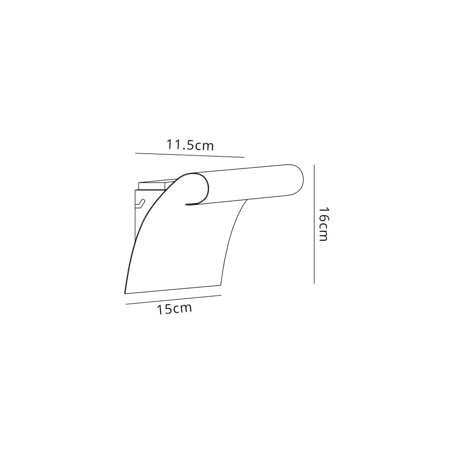 Styal Wall Lamp, 1 x 8W LED, 3000K, 560lm, Sand White and Polished Chrome, 3yrs Warranty