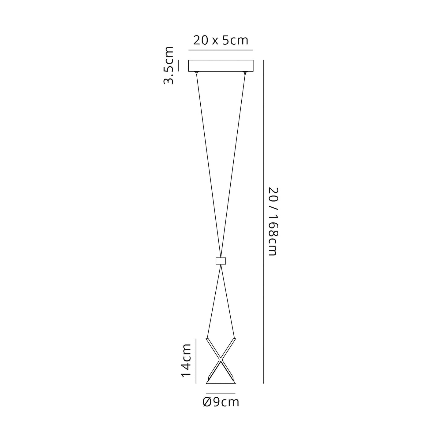 Mallory Pendant 1 Light, 1 x 3W LED, 3000K, 110lm, Sand Black and Grey, 3yrs Warranty