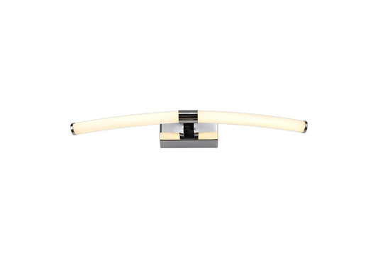 Aldford Wall Lamp Small, 2 x 4W LED, 3000K, 560lm, IP44, Polished Chrome, 3yrs Warranty
