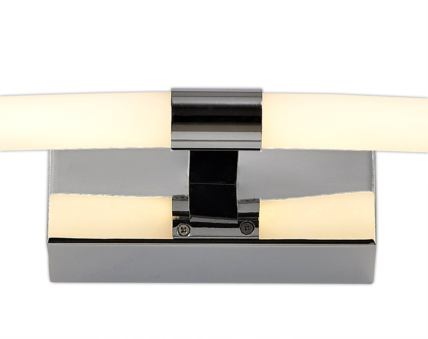 Aldford Wall Lamp Large, 2 x 6W LED, 3000K, 840lm, IP44, Polished Chrome, 3yrs Warranty