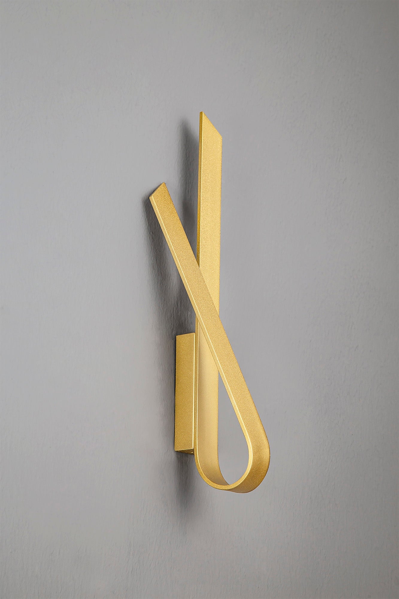 Ash Wall Lamp, 1 x 12W LED, 3000K, 840lm, Sand Gold, 3yrs Warranty