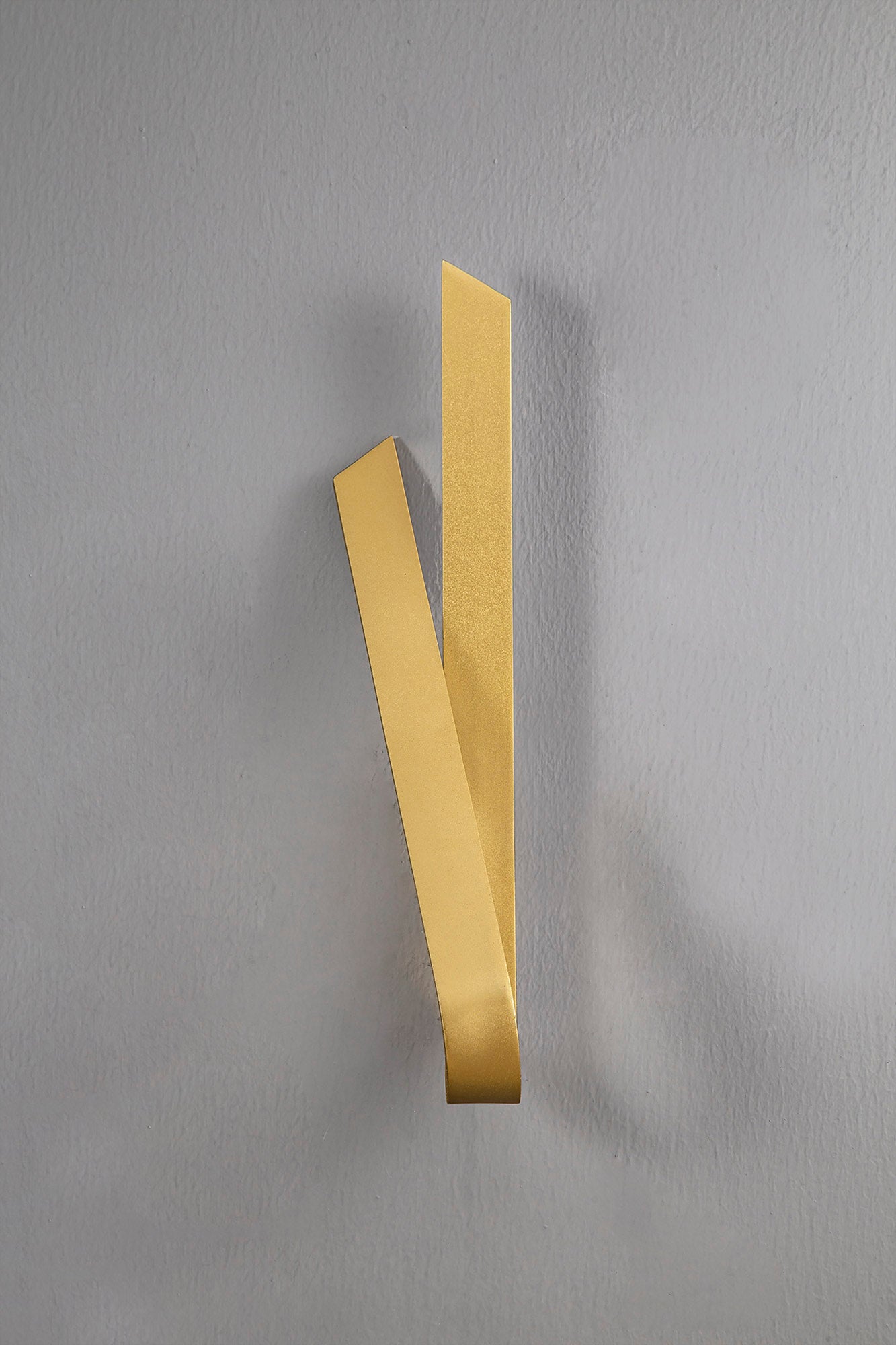 Ash Wall Lamp, 1 x 12W LED, 3000K, 840lm, Sand Gold, 3yrs Warranty