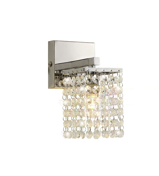Ashworth Wall Lamp, 1 x G9, IP44, Polished Chrome and Crystal 2