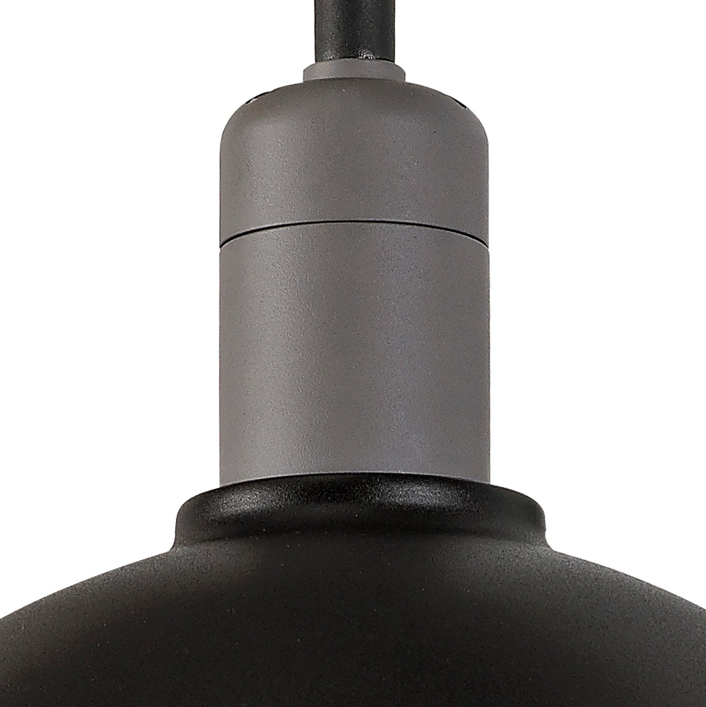 Bankhall Wall Lamp, 1 Light E27, IP65, Matt Black and Grey, 2yrs Warranty
