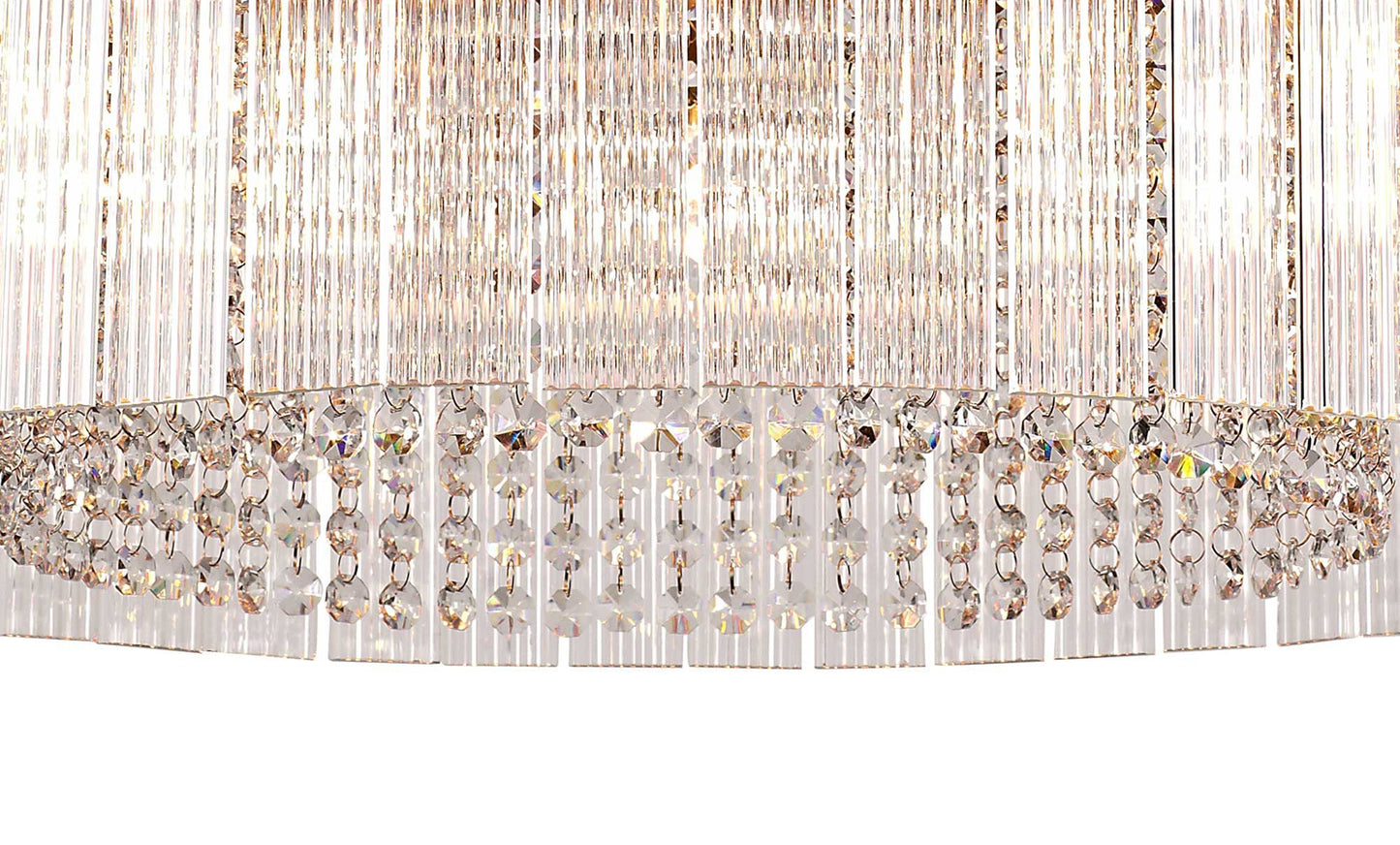 Barns Medium Pendant. 8 Light E14, Brown Oxide