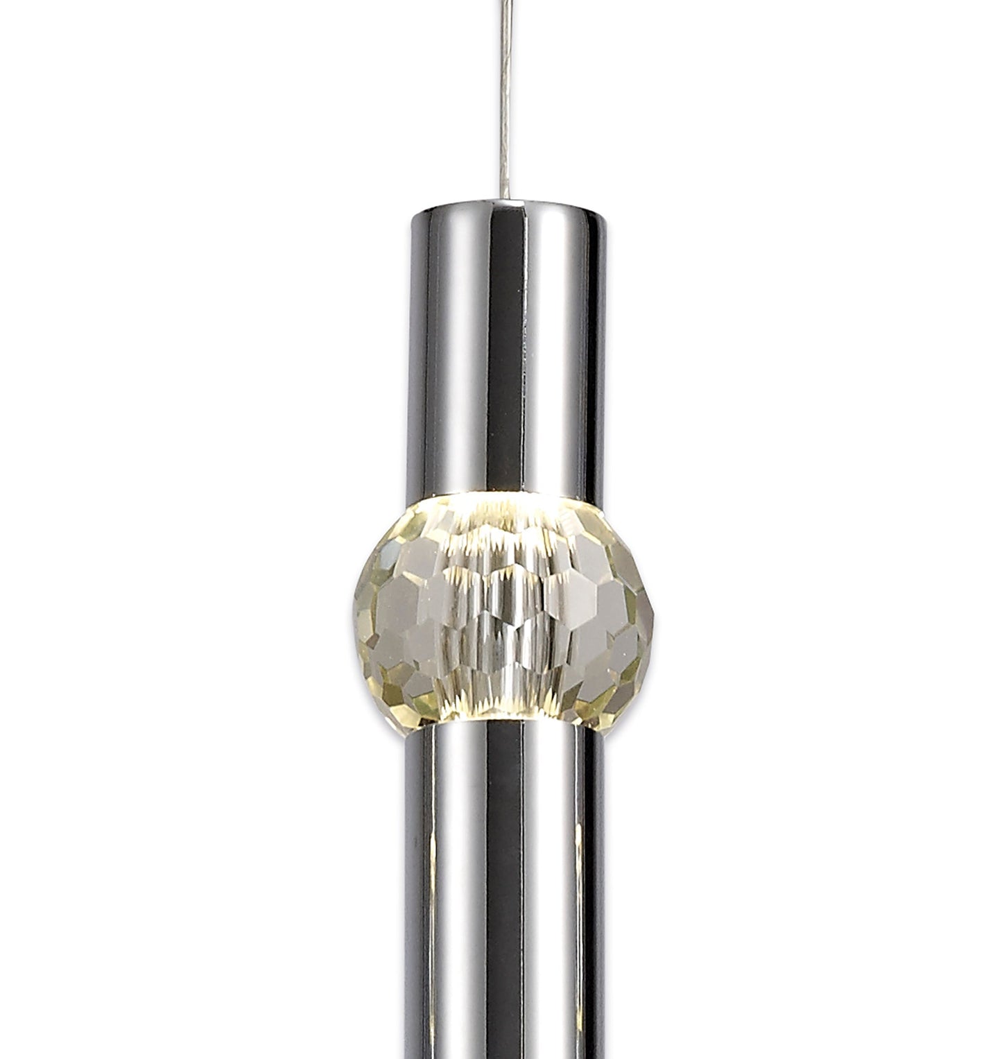 Bollington 3 Light Linear Pendant, 3 x 5W LED, 3000K, 304lm, Polished Chrome, 3yrs Warranty