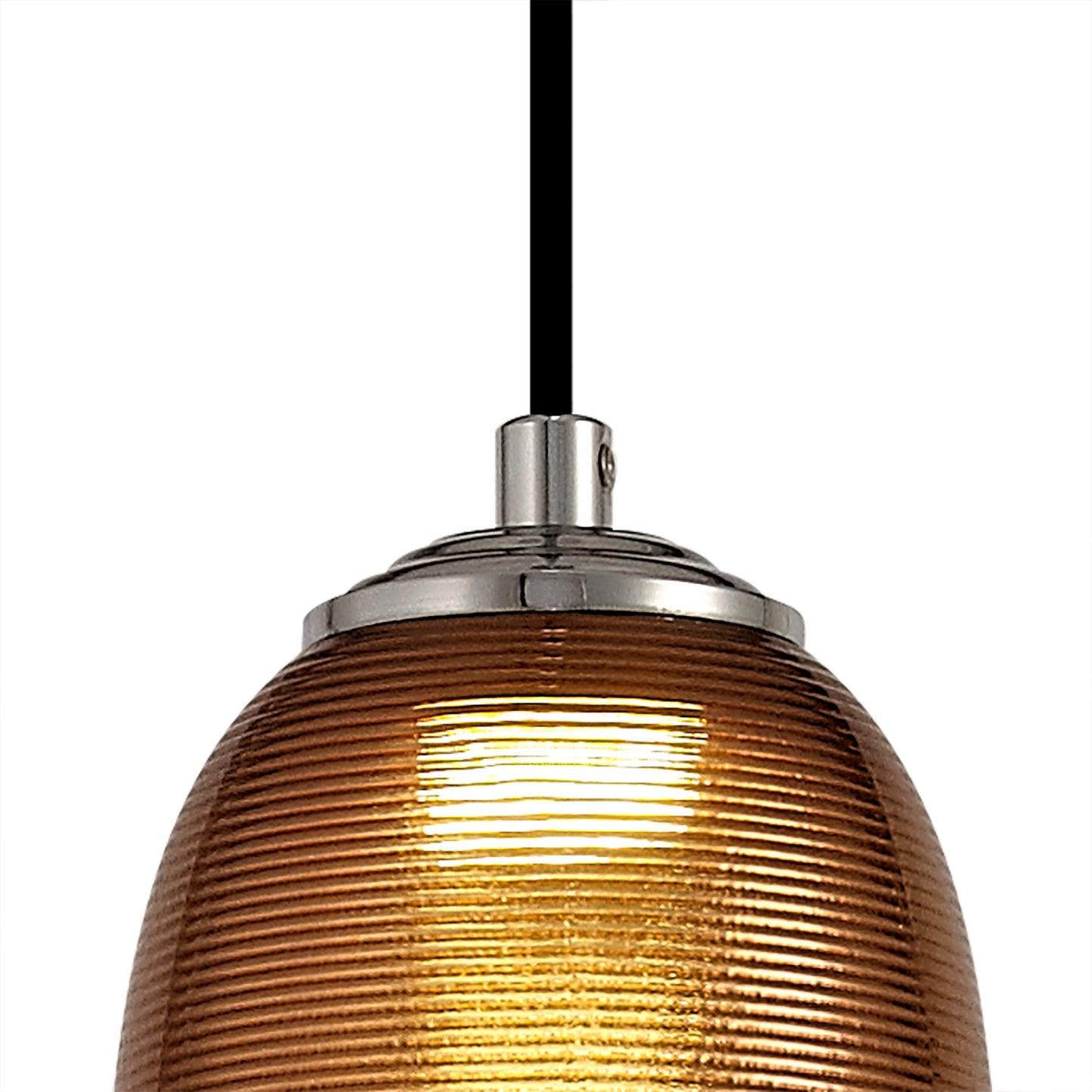 Bosley Pendant, 1 x 8W LED, 4000K, 720lm, Copper and Black, 3yrs Warranty