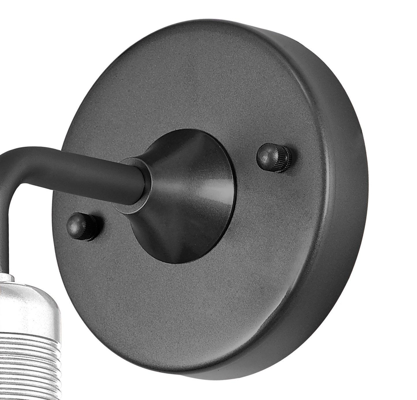 Buttermere Wall Lamp, 1 Light E27, IP65, Anthracite and Matt White, 2yrs Warranty