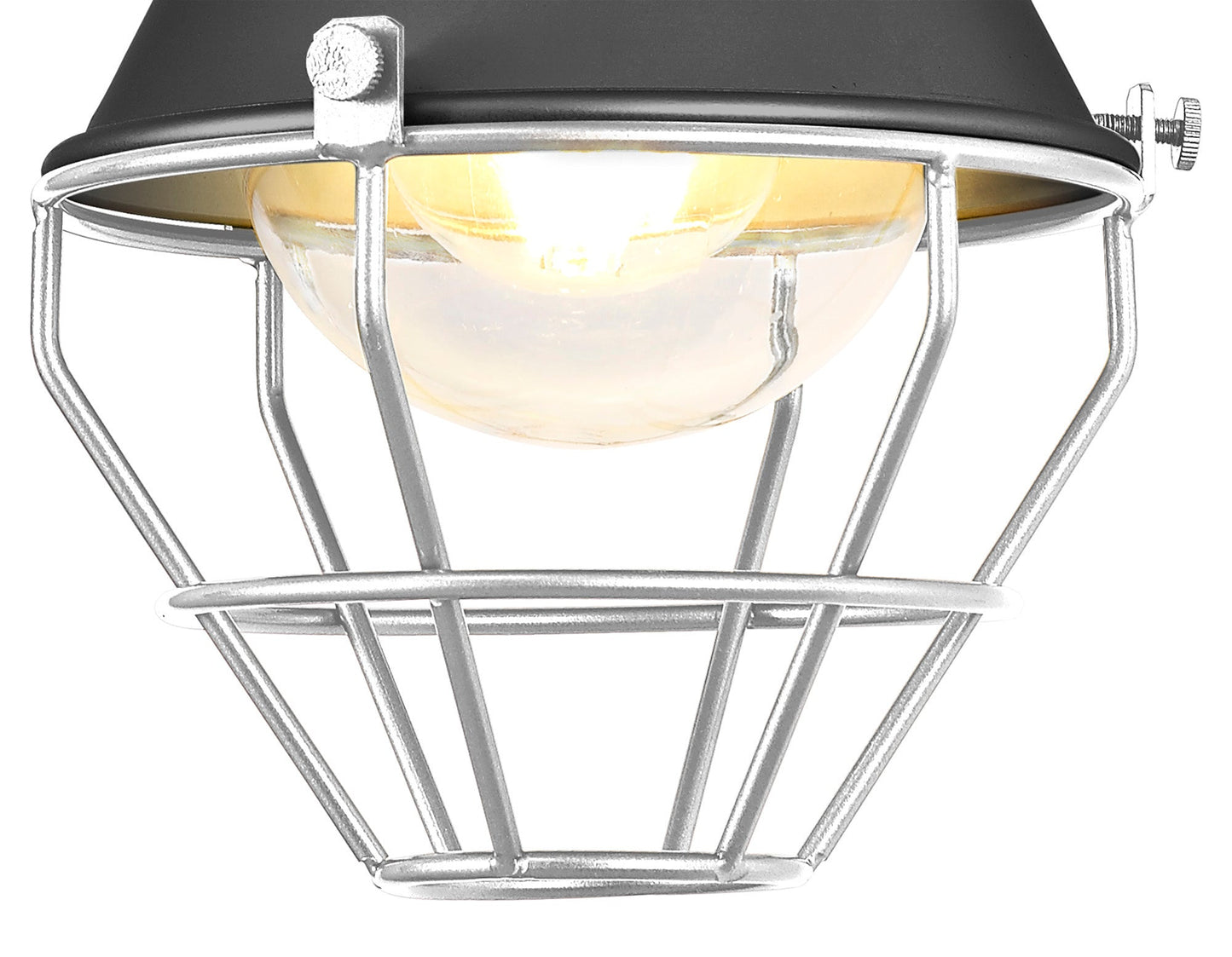Buttermere Wall Lamp, 1 Light E27, IP65, Anthracite and Matt White, 2yrs Warranty