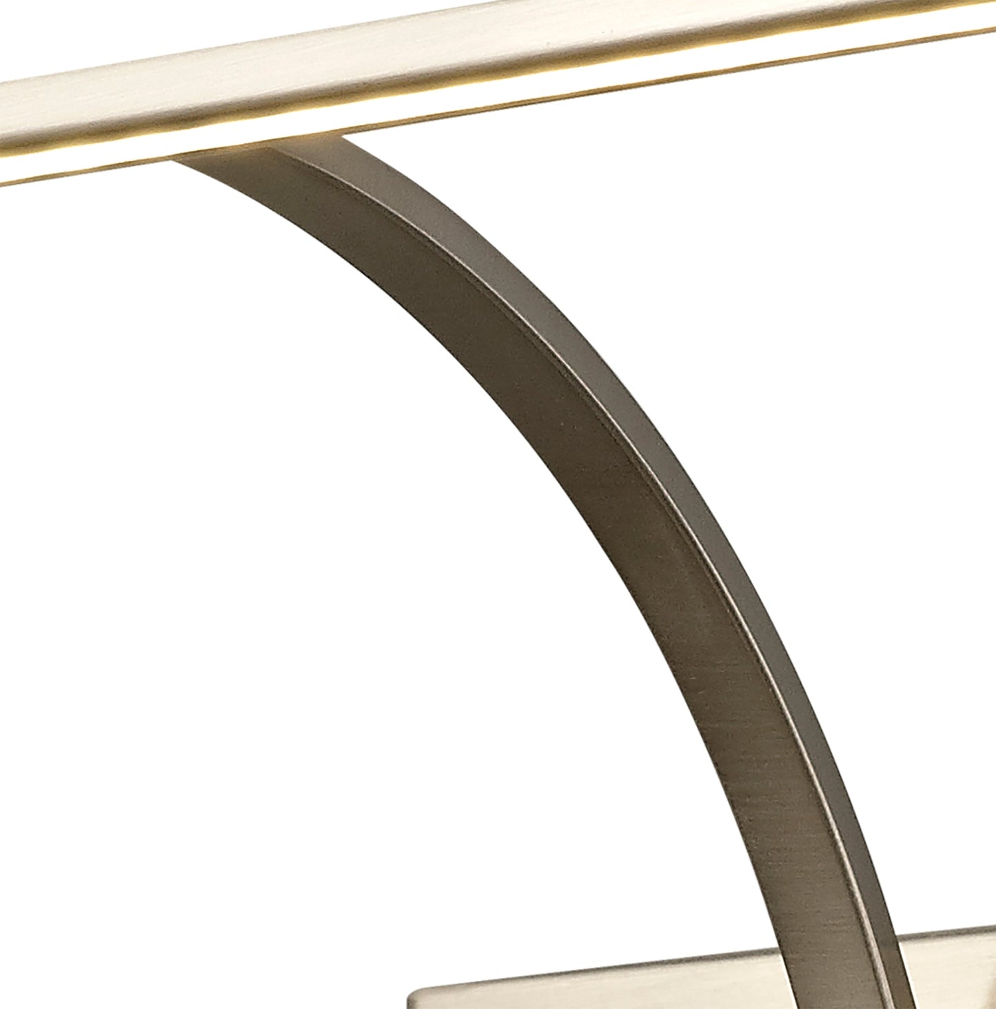 Chorley Large 1 Arm Wall Lamp and Picture Light, 1 x 10W LED, 3000K, 850lm, Satin Nickel, 3yrs Warranty