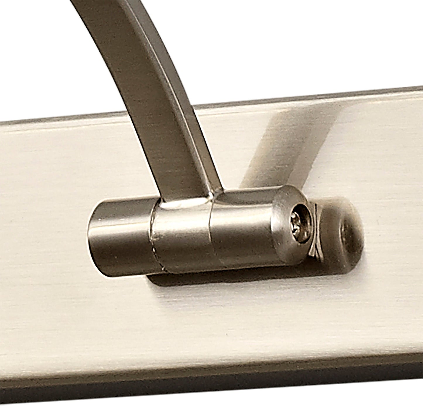 Chorley Large 2 Arm Wall Lamp and Picture Light, 1 x 16W LED, 3000K, 1200lm, Satin Nickel, 3yrs Warranty