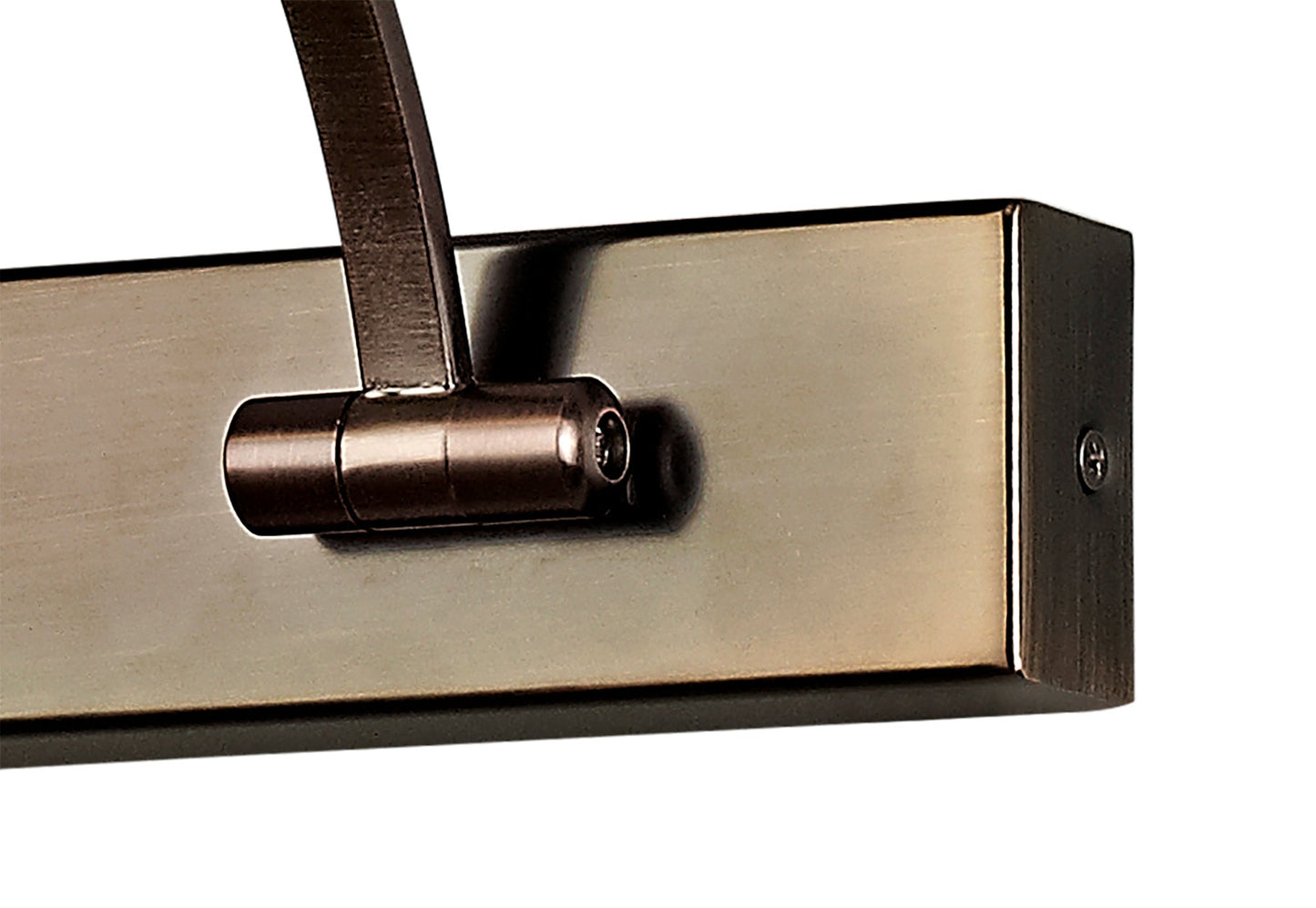 Chorley Large 2 Arm Wall Lamp and Picture Light, 1 x 16W LED, 3000K, 1200lm, Bronze, 3yrs Warranty