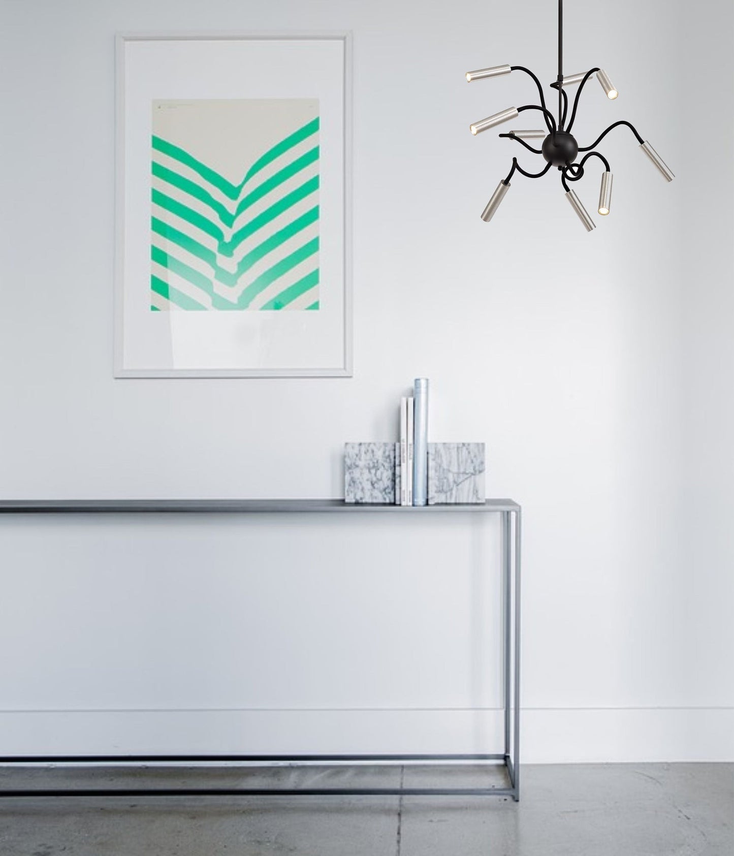 Clifton Wall Lamp, 1 Light Adjustable Switched, 1 x 5W LED, 3000K, 311lm, Black and Satin Copper, 3yrs Warranty