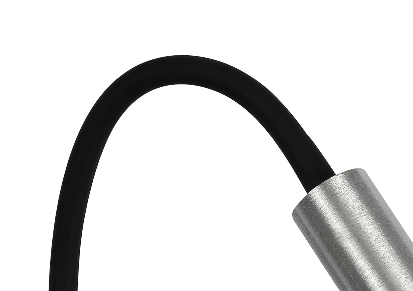 Clifton Wall Lamp, 1 Light Adjustable Switched, 1 x 5W LED, 3000K, 311lm, Black and Aluminium, 3yrs Warranty