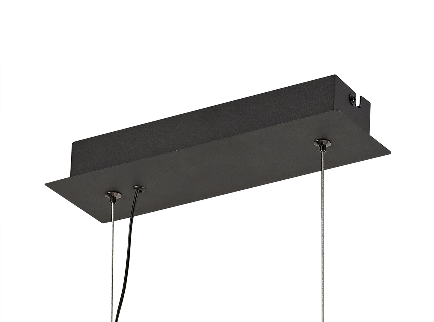 Clifton Linear Pendant, 8 Light Adjustable Arms, 8 x 4W LED Dimmable, 3000K, 2000lm, Black and Satin Copper, 3yrs Warranty