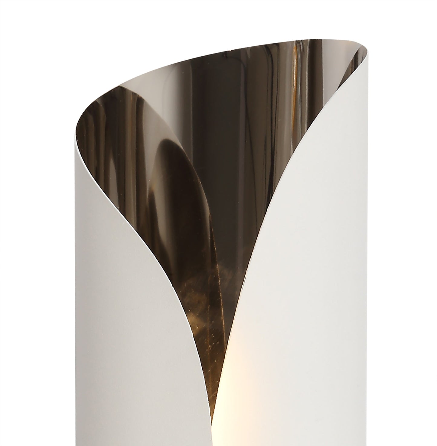 Daresbury Wall Lamp, 1 x 7W LED, 3000K, 700lm, Sand White and Polished Chrome, 3yrs Warranty