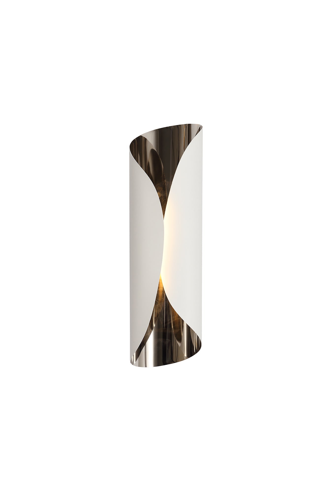 Daresbury Wall Lamp, 1 x 7W LED, 3000K, 700lm, Sand White and Polished Chrome, 3yrs Warranty