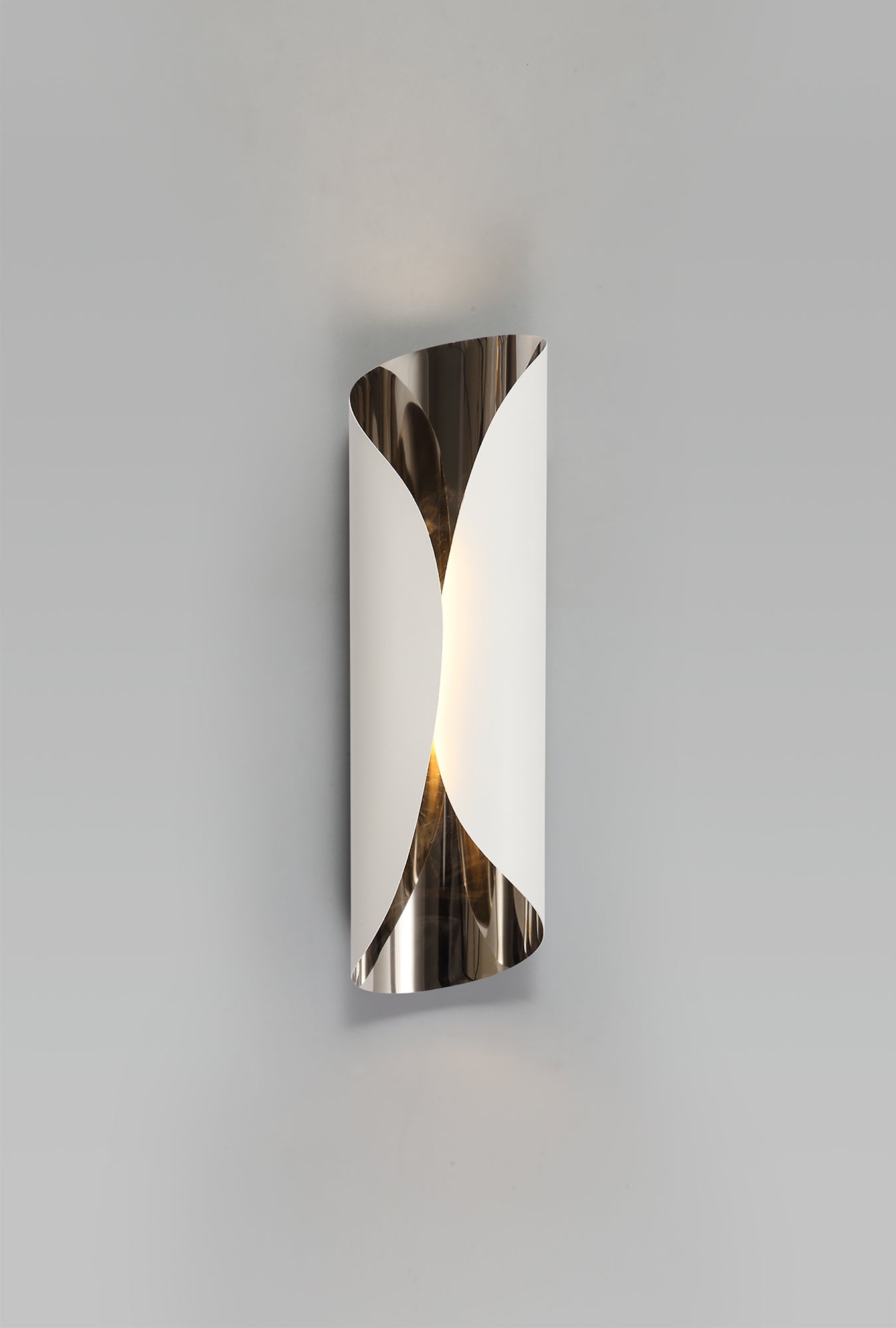 Daresbury Wall Lamp, 1 x 7W LED, 3000K, 700lm, Sand White and Polished Chrome, 3yrs Warranty