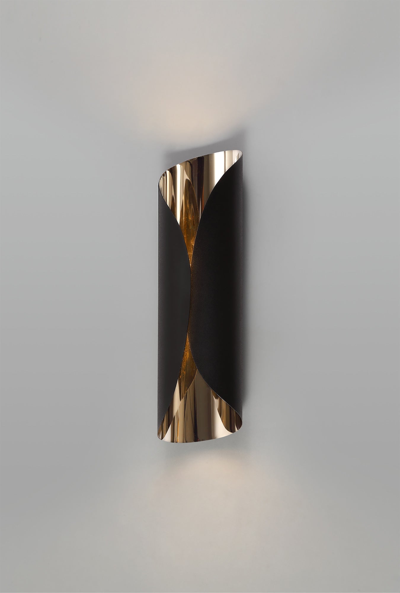 Daresbury Wall Lamp, 1 x 7W LED, 3000K, 700lm, Sand Black and Polished Chrome, 3yrs Warranty