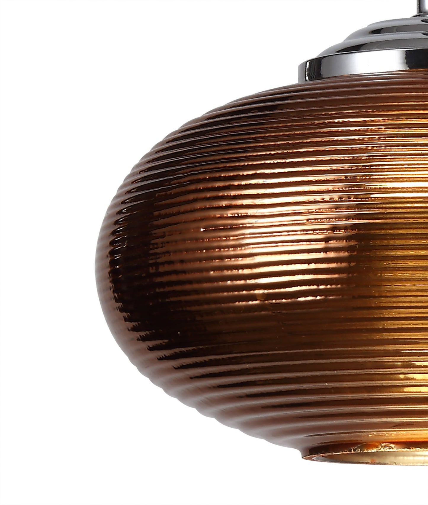 Dingle Wall Lamp Switched, 1 x 8W LED, 4000K, Copper and Polished Chrome, 3yrs Warranty
