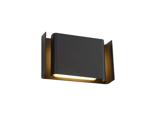 Ennerdale Wall Lamp, 2 x 6W LED, 3000K, 535lm, IP54, Anthracite, 3yrs Warranty