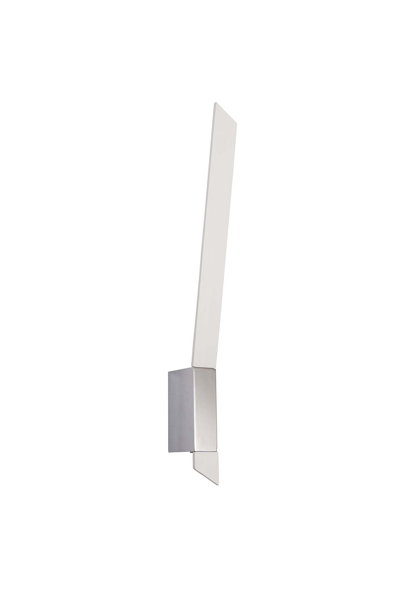 Foden Wall Lamp, 1 x 8W LED, 3000K, 560lm, Sand White and Polished Chrome, 3yrs Warranty