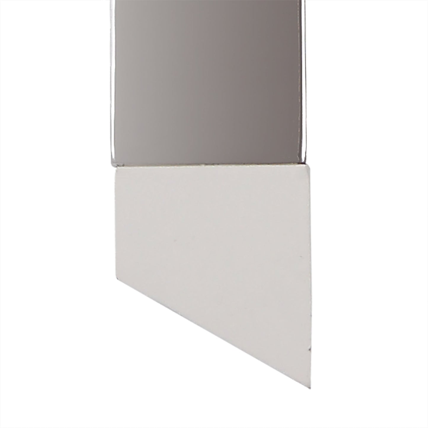 Foden Wall Lamp, 1 x 8W LED, 3000K, 560lm, Sand White and Polished Chrome, 3yrs Warranty