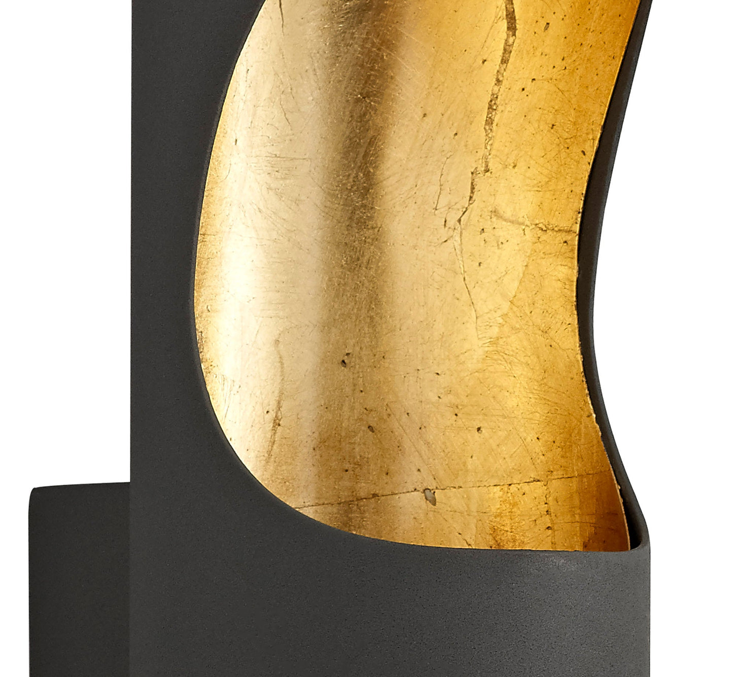 Haddon Wall Lamp, 1 x 8W LED, 3000K, 640lm, Anthracite and Gold Leaf, 3yrs Warranty 2