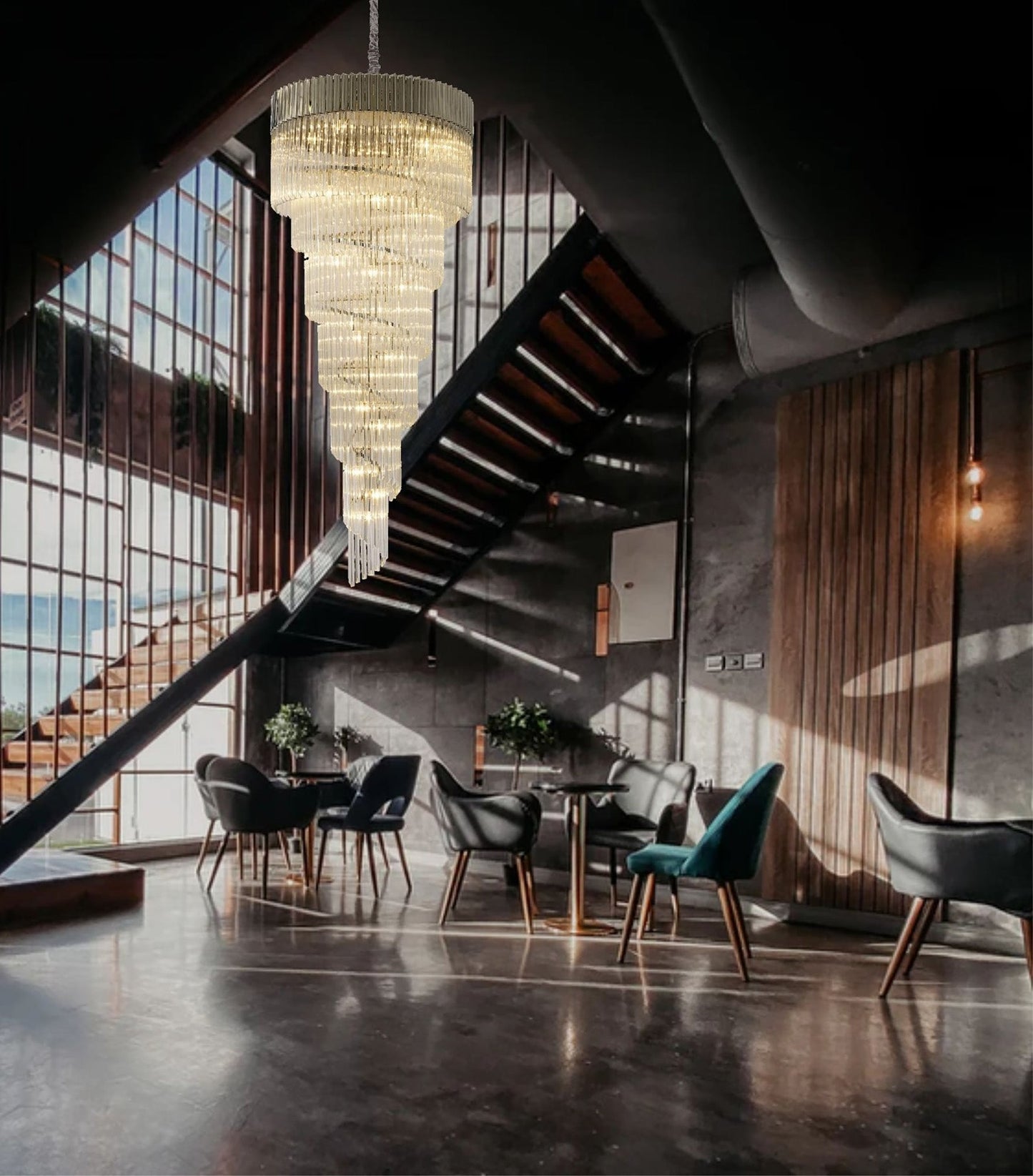 Hale Wall 3 Light E14, Brass and Clear Glass